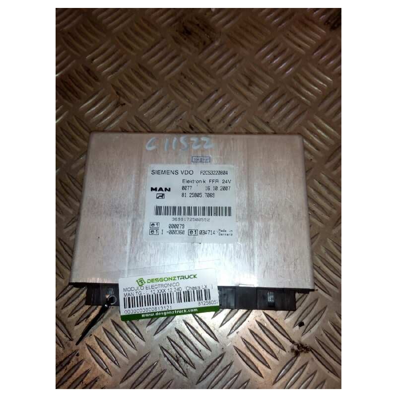 Recambio de modulo electronico para man tg - l 12.xxx 12.240 chasis lx referencia OEM IAM 81258057069  CENTRALITA FFR