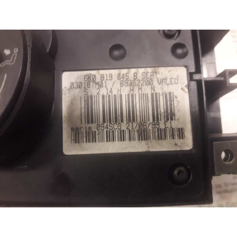 Recambio de mando calefaccion / aire acondicionado para seat cordoba berlina (6k2) 1.4 referencia OEM IAM 6K0819045B 26 PINS 2