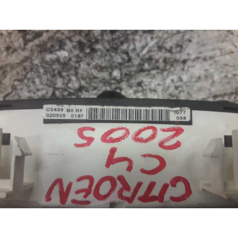 Recambio de mando calefaccion / aire acondicionado para citroën c4 berlina cool referencia OEM IAM B9642 B9642D454H 9/6 PINS 3