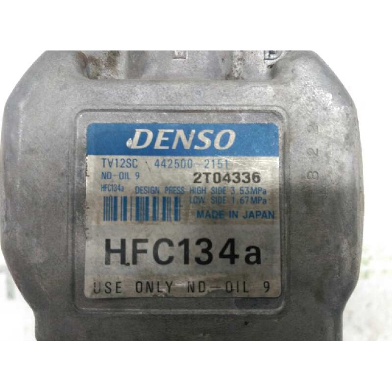 Recambio de compresor aire acondicionado para fiat bravo (182) 1.9 turbodiesel referencia OEM IAM 4425002151 - Blanco 3