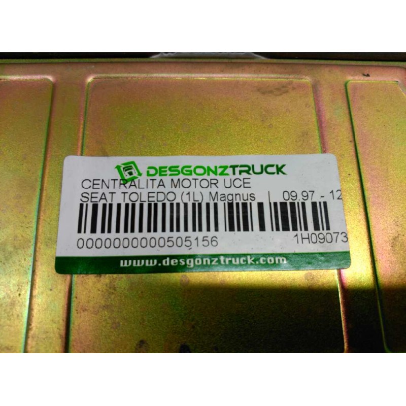 Recambio de centralita motor uce para seat toledo (1l) magnus referencia OEM IAM 1H0907379 10094103034 3