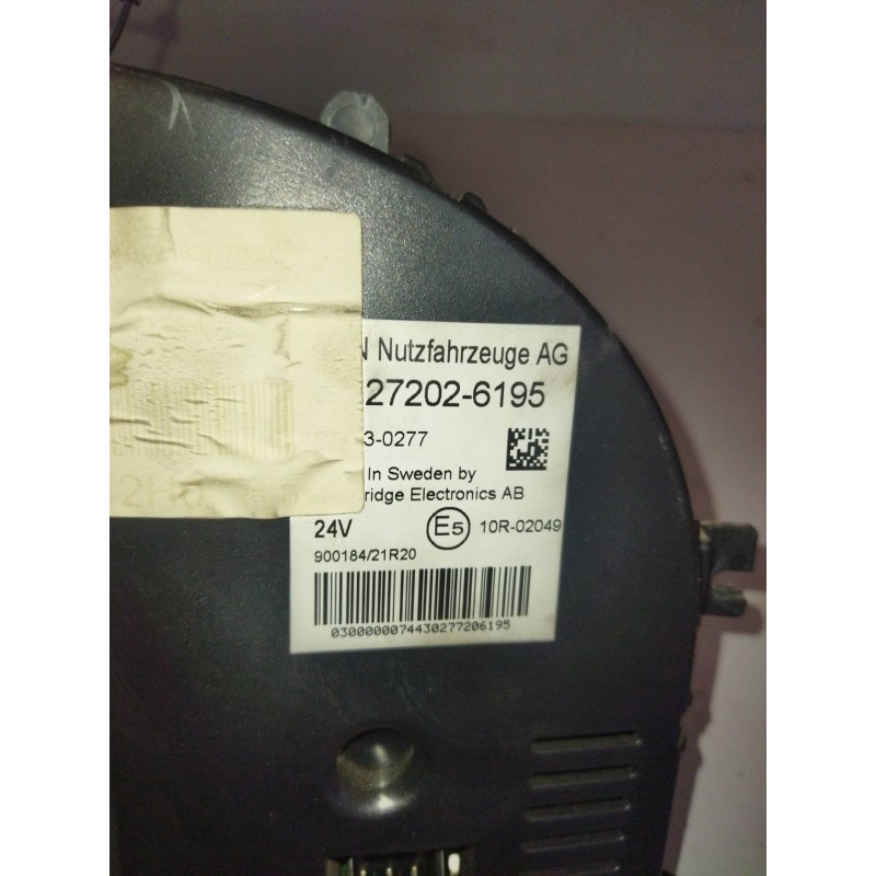 Recambio de cuadro instrumentos para man tg - a 18.440 10.5 diesel referencia OEM IAM 81272026195 - Blanco 3