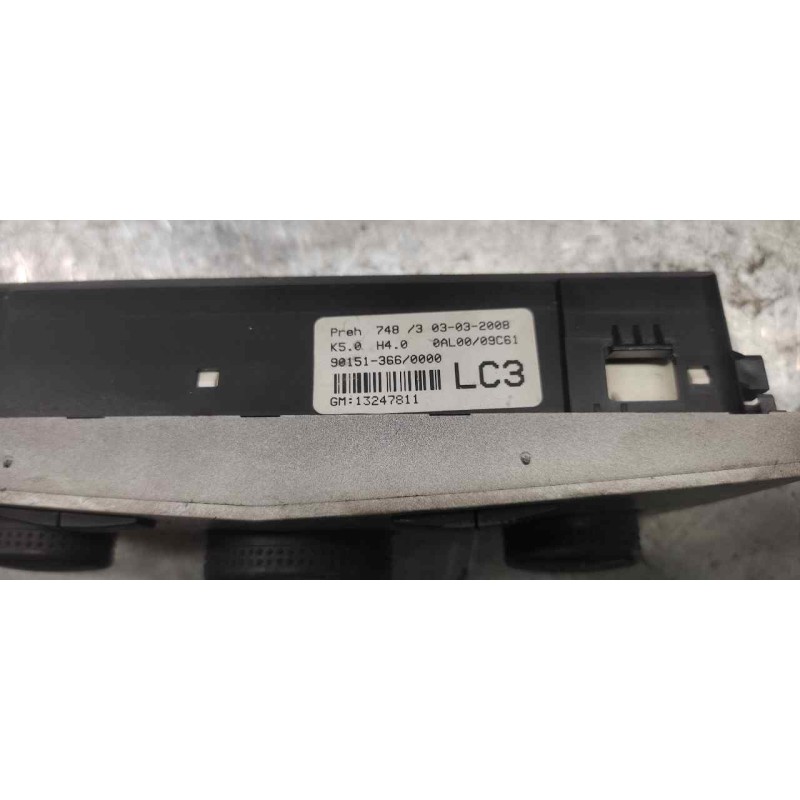 Recambio de mando calefaccion / aire acondicionado para opel astra h ber. cosmo referencia OEM IAM 13247811 901513660000 2