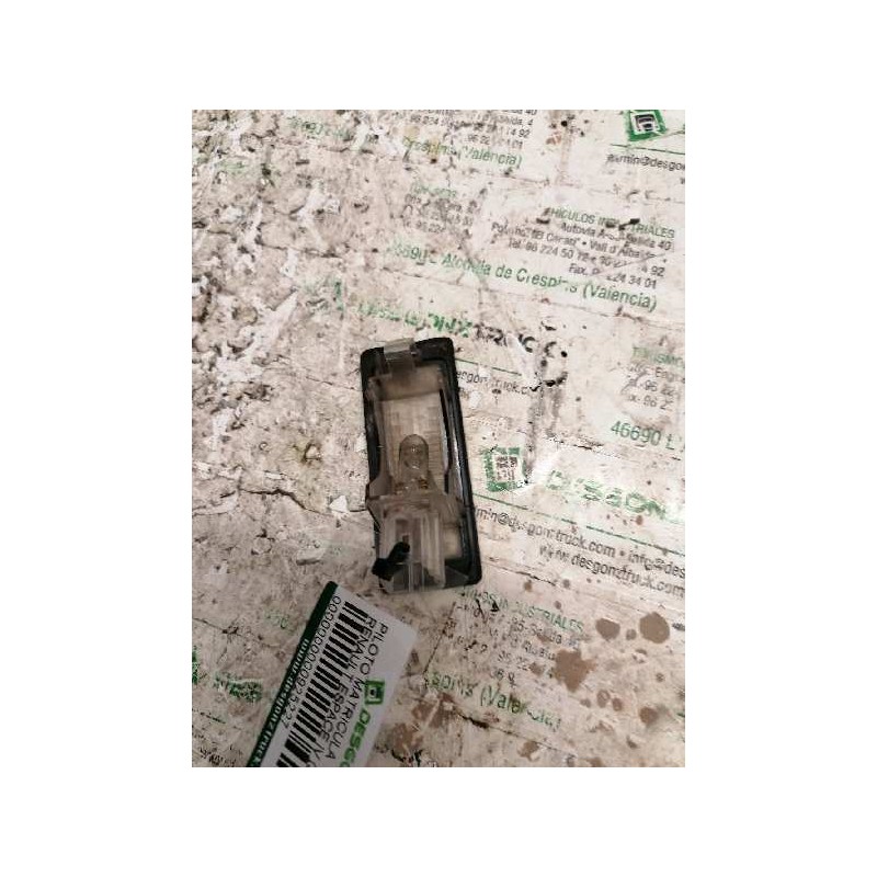 Recambio de piloto matricula para renault espace iv (jk0) dynamique referencia OEM IAM 8200013577F 2 PINS - Azul 2