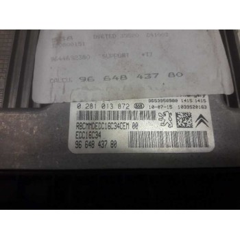 Recambio de centralita motor uce para peugeot 308 confort referencia OEM IAM 0281013872 9664843780 9653958980
