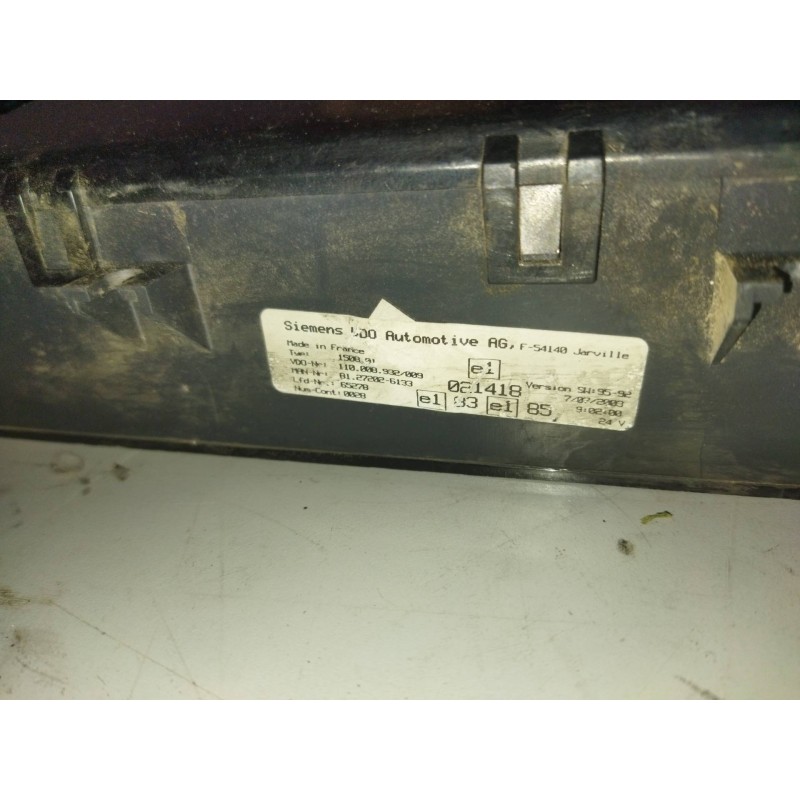 Recambio de cuadro instrumentos para man tg - a 18.410 12.0 diesel referencia OEM IAM 81272026133 - Blanco 3