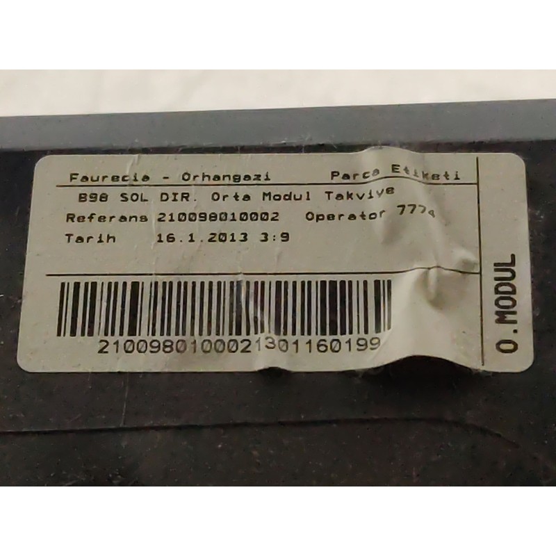 Recambio de salpicadero para renault clio iv (bh_) 0.9 tce 90 referencia OEM IAM - Blanco 2