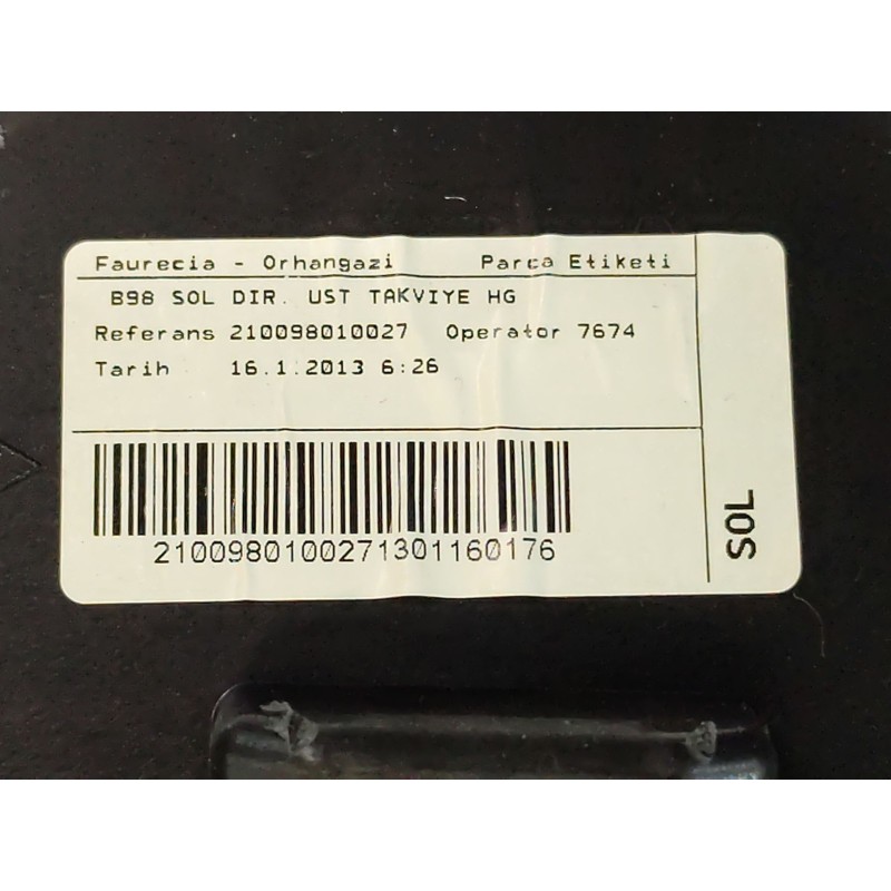Recambio de salpicadero para renault clio iv (bh_) 0.9 tce 90 referencia OEM IAM - Blanco 4