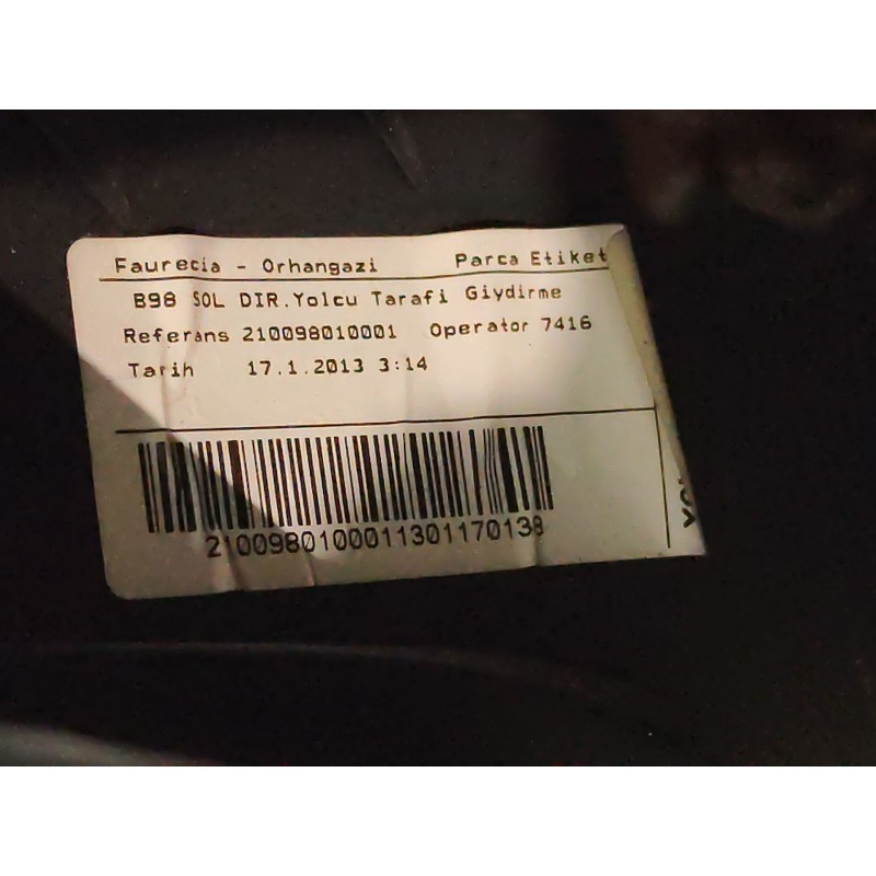 Recambio de salpicadero para renault clio iv (bh_) 0.9 tce 90 referencia OEM IAM - Blanco 5
