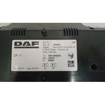 Recambio de cuadro instrumentos para daf serie xf105.xxx 12.9 diesel referencia OEM IAM 1789469  