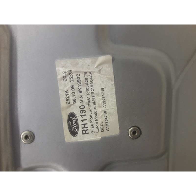 Recambio de elevalunas delantero derecho para ford c-max (cb3) ambiente referencia OEM IAM  8M51R219A64AA - Blanco 2