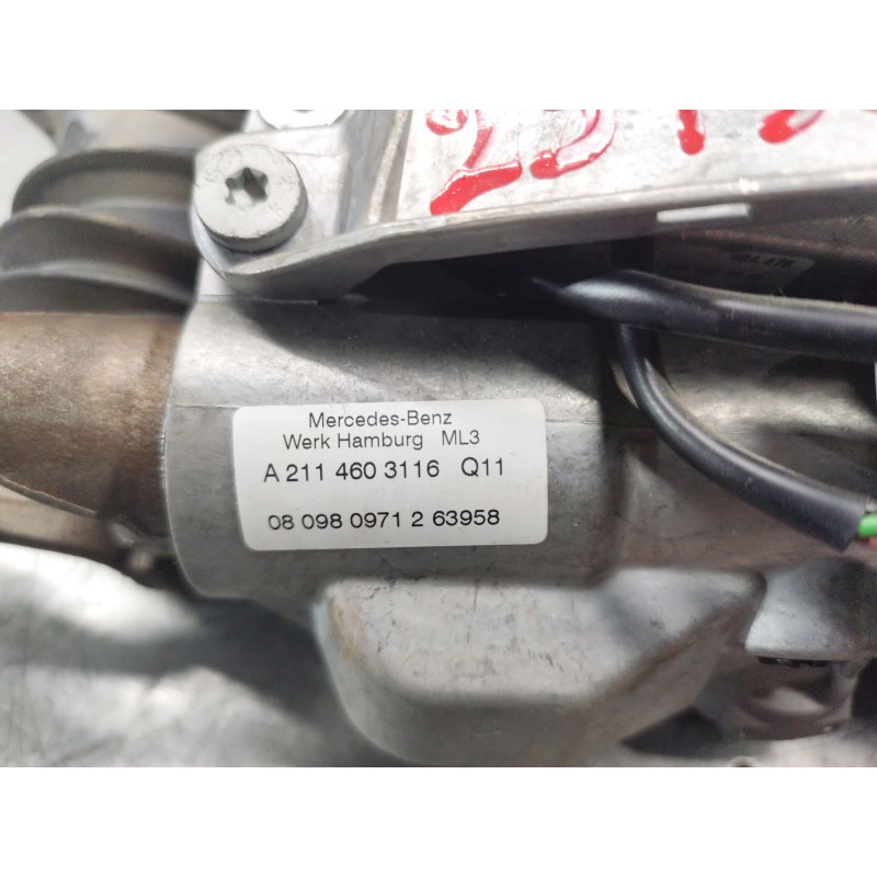 Recambio de columna direccion para mercedes-benz clase e (w211) berlina e 420 cdi (211.029) referencia OEM IAM A2114603116Q11 - Negro 2