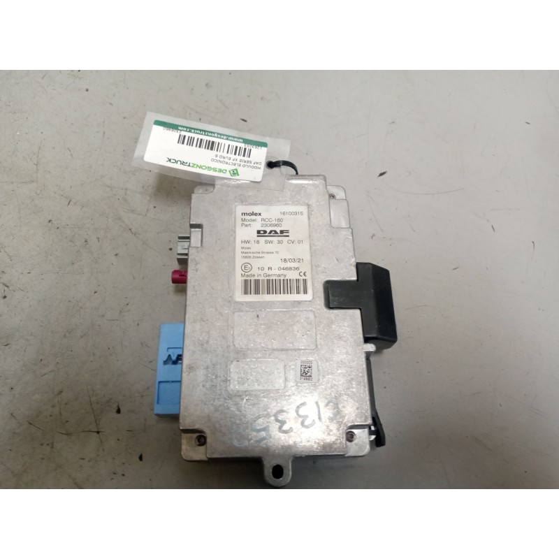 Recambio de modulo electronico para daf serie xf euro 6 12.9 diesel referencia OEM IAM 2306960  