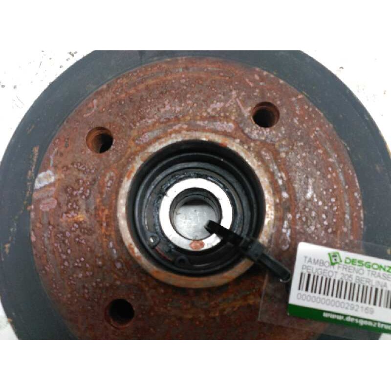 Recambio de tambor freno trasero para peugeot 205 berlina 1.1 mito referencia OEM IAM 7700419824 2