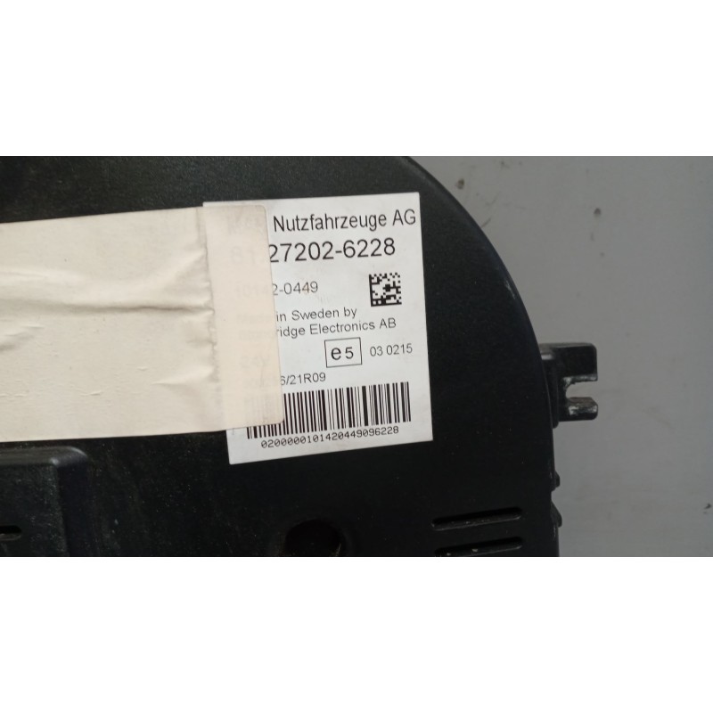 Recambio de cuadro instrumentos para man tgx 18.480 12.4 diesel referencia OEM IAM 81272026228 - Blanco 4