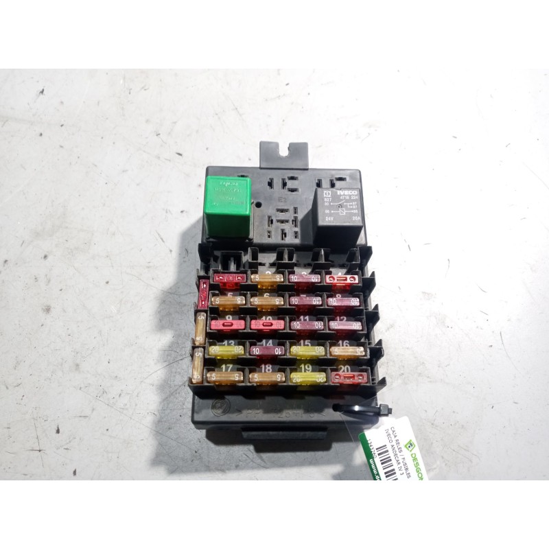 Recambio de caja reles / fusibles para iveco andecar iv 3 referencia OEM IAM 504050822  
