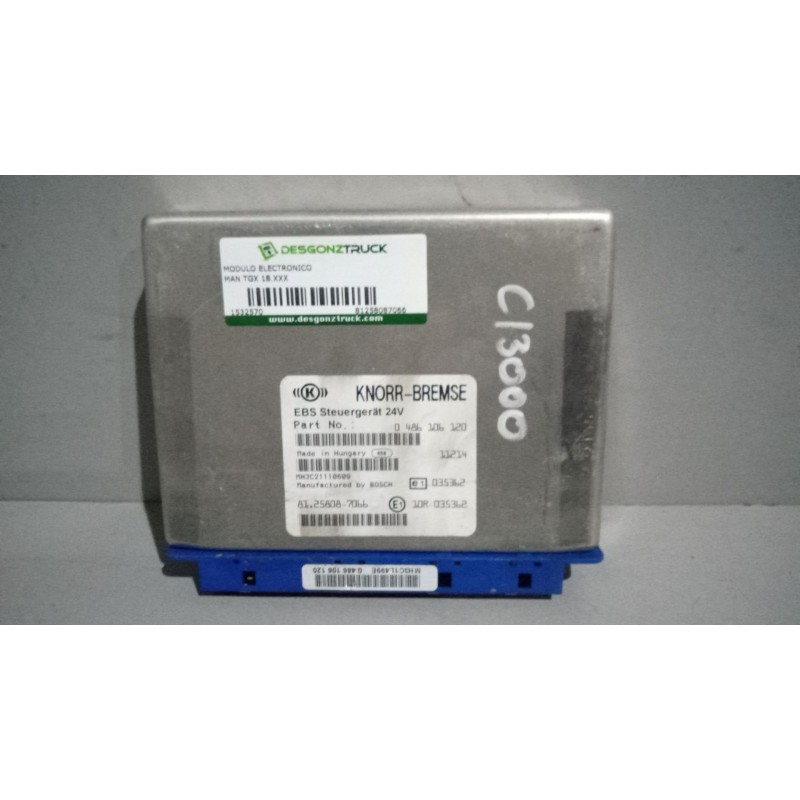 Recambio de modulo electronico para man tgx 18.xxx 12.4 diesel referencia OEM IAM 81258087066  0486106120