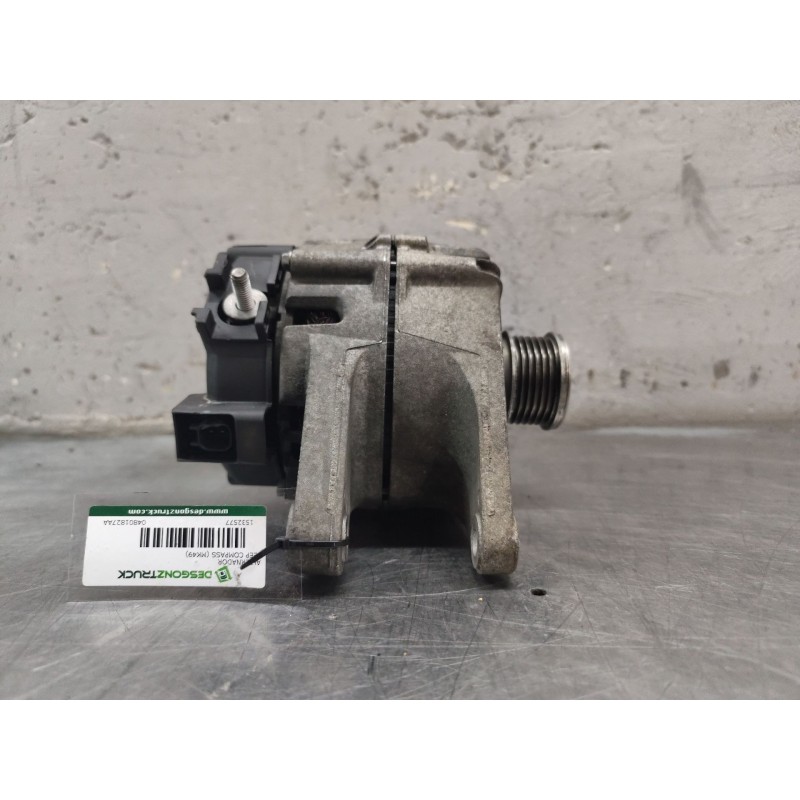 Recambio de alternador para jeep compass (mk49) 2.2 crd referencia OEM IAM 04801827AA - Negro 2