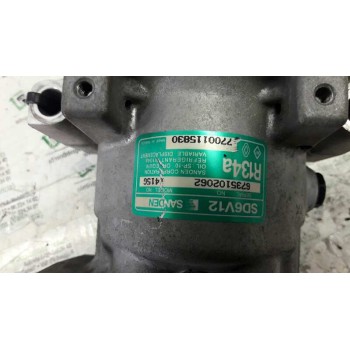 Recambio de compresor aire acondicionado para renault kangoo (f/kc0) authentique referencia OEM IAM 7700115830 SANDEN SD6V12 141