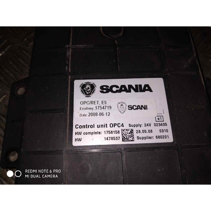 Recambio de modulo electronico para scania serie p/g/r (l-clase) fsa g420 (4x2) corto cg 14 referencia OEM IAM 1754719 1758158 C - Blanco 2