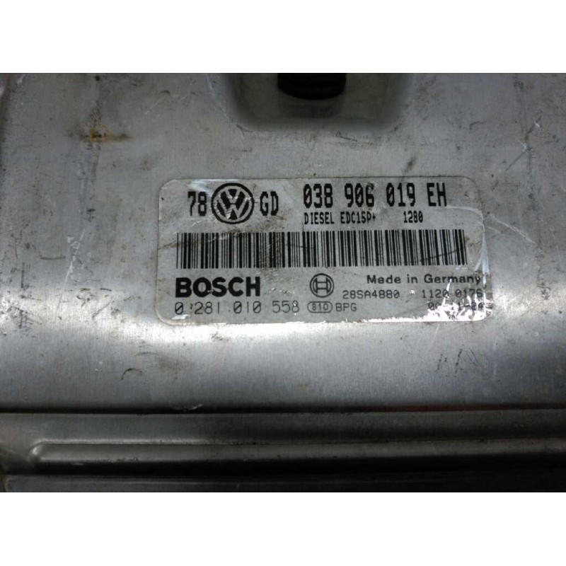 Recambio de centralita motor uce para volkswagen passat berlina (3b3) 1.9 tdi referencia OEM IAM 038906019EH 0281010558 2