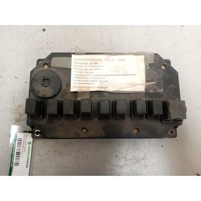 Recambio de modulo electronico para iveco eurocargo 05.03  5.9 diesel referencia OEM IAM 500392255  