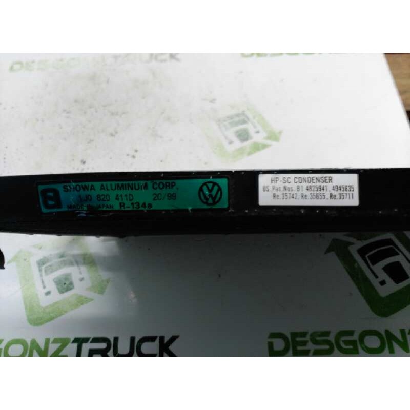 Recambio de condensador / radiador a/a para seat toledo (1m2) select referencia OEM IAM  1J0820411D - Gris 3