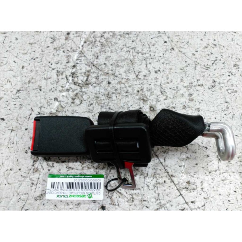 Recambio de cinturon seguridad trasero central para volkswagen polo berlina (6n2) trendline referencia OEM IAM  IZQUIERDO - Negro 4