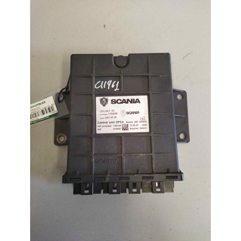 Recambio de modulo electronico para scania serie p/g/r (c-clase) fg 380 (4x2) largo cp 19 b referencia OEM IAM 1754699 1758158 C - Blanco