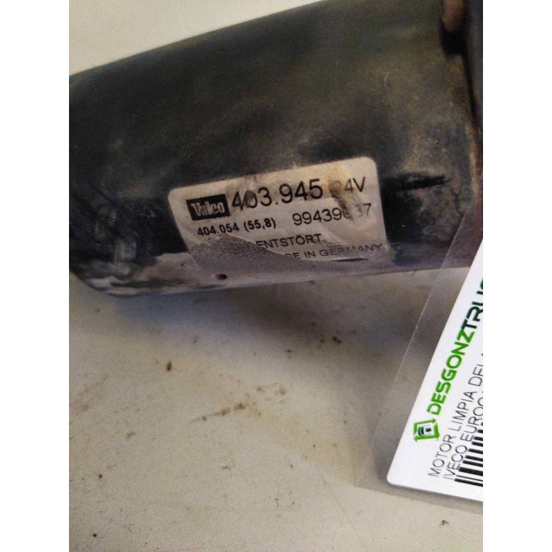 Recambio de motor limpia delantero para iveco eurocargo 5.9 diesel referencia OEM IAM 99439637 - Blanco 2