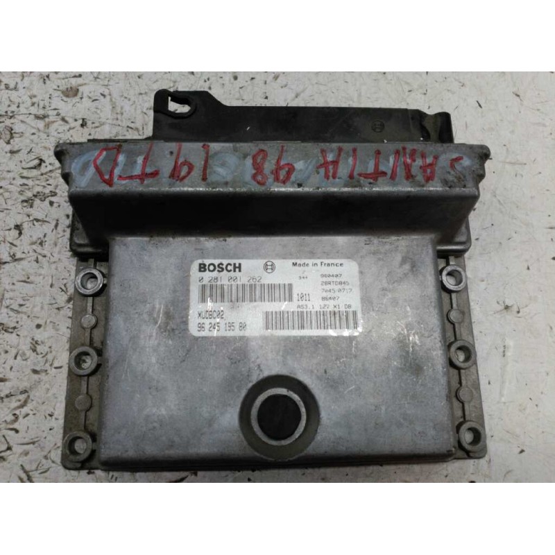 Recambio de centralita motor uce para citroën xantia berlina 1.9 turbodiesel referencia OEM IAM 0281001262 9624519580 