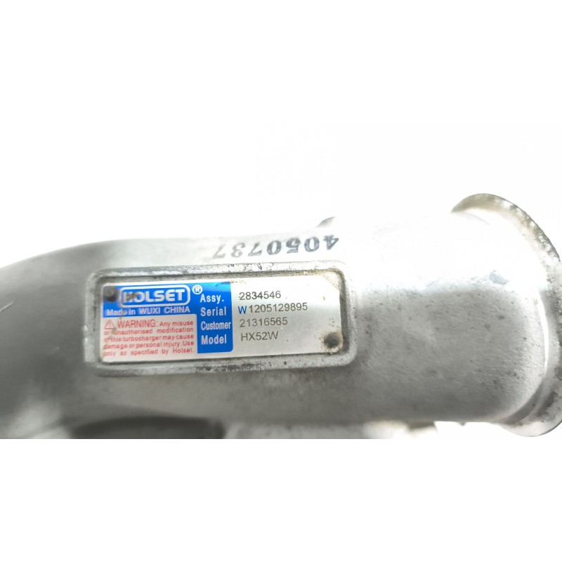 Recambio de turbocompresor para renault premium route 2006 fas 4x2 larga distancia referencia OEM IAM 7421316565 HX52W 21316565 - Blanco 2