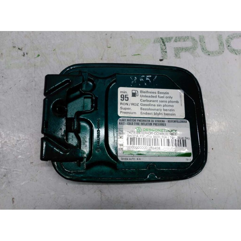 Recambio de tapa exterior combustible para skoda felicia berlina ( 791) blue sky referencia OEM IAM - Verde 2