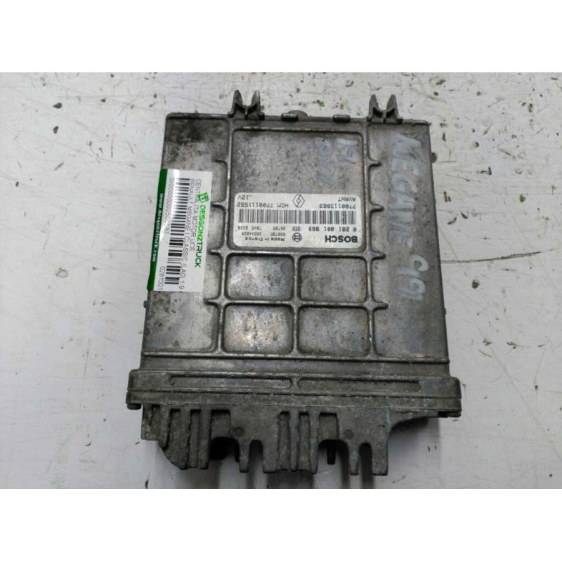 Recambio de centralita motor uce para renault megane i classic (la0) 1.9 dti diesel cat referencia OEM IAM 0281001969 7700113863 - Azul