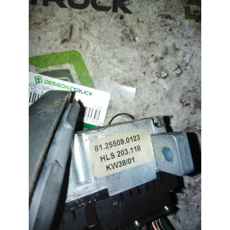 Recambio de mando limpia para man tg - a 18.460 12.8 diesel referencia OEM IAM 81255090123 - Amarillo 3
