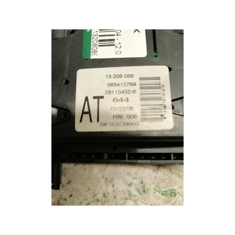 Recambio de pantalla multifuncion para opel astra gtc cosmo referencia OEM IAM 13208089 565412769 - Gris 3