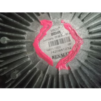 Recambio de ventilador viscoso motor para renault magnum ab 2005 referencia OEM IAM 7420981232  