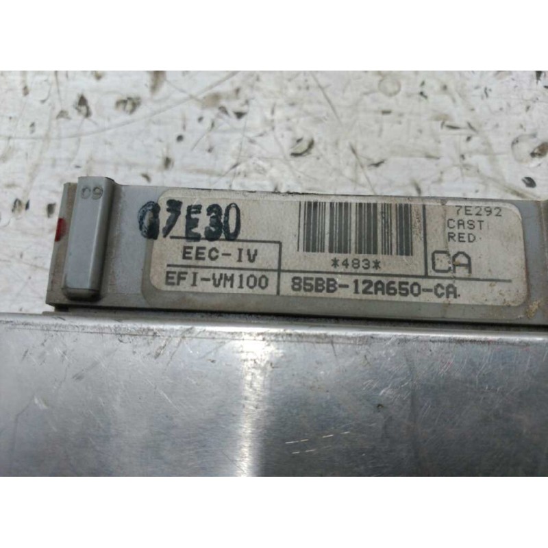 Recambio de centralita motor uce para ford sierra berlina 2.0 (ohc) referencia OEM IAM 85BB12A650CA 2