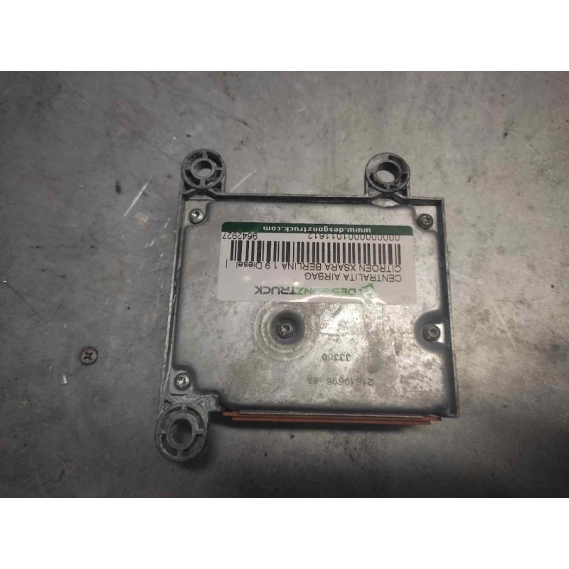 Recambio de centralita airbag para citroën xsara berlina 1.9 diesel referencia OEM IAM 9642927780 600237400 3