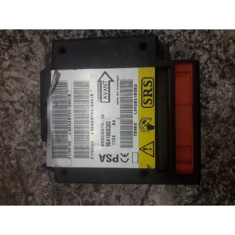 Recambio de centralita airbag para citroën c5 berlina 2.0 hdi 90 sx/sx automático referencia OEM IAM 9641968380 5EKABY2215641B