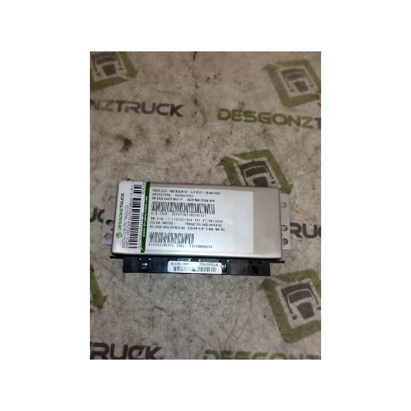 Recambio de modulo electronico para iveco eurocargo tector chasis  (modelo 75 e 15) larga distancia referencia OEM IAM 504005455 - Blanco
