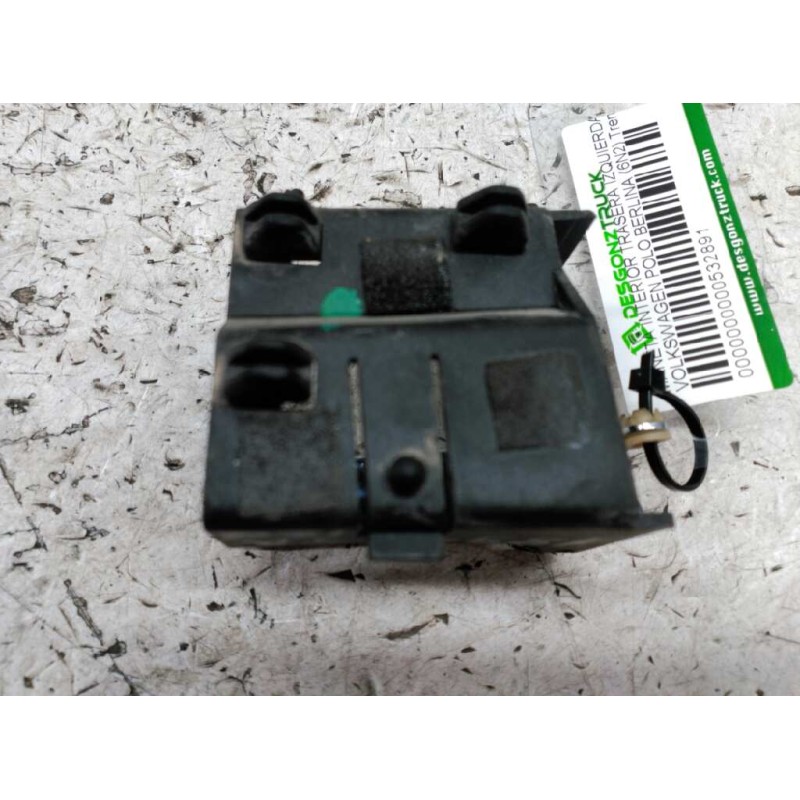 Recambio de maneta interior trasera izquierda para volkswagen polo berlina (6n2) trendline referencia OEM IAM - Negro 2
