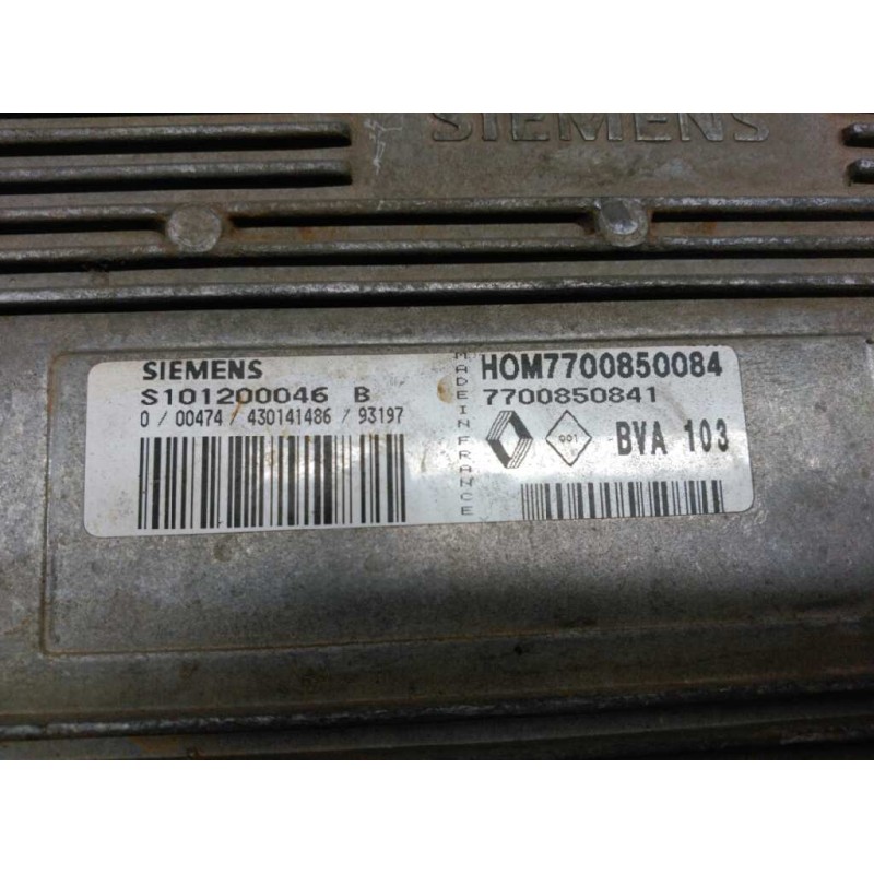 Recambio de centralita motor uce para renault 19 hatchback (b/c53) 1.8 cat referencia OEM IAM S101200046 7700850084 2