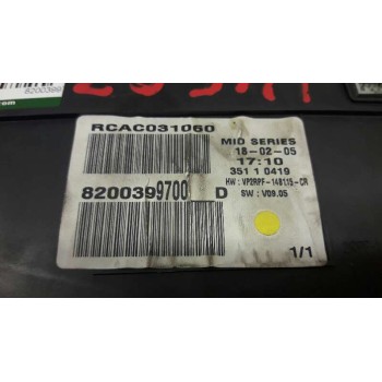 Recambio de cuadro instrumentos para renault megane ii berlina 3p referencia OEM IAM 8200399700  