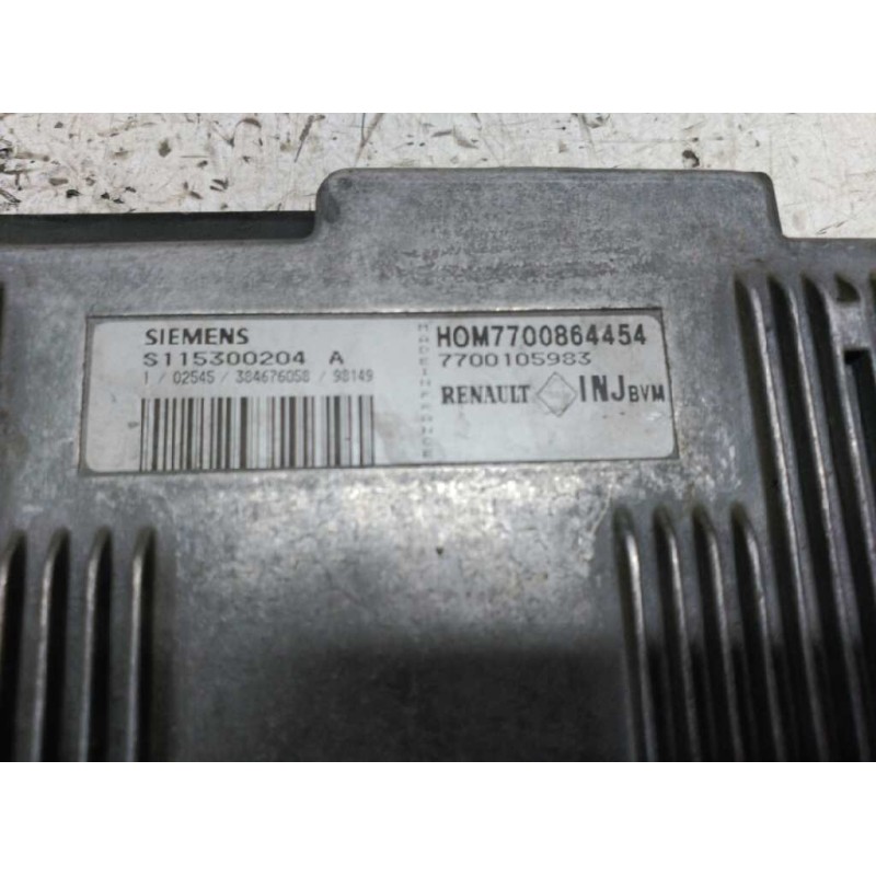 Recambio de centralita motor uce para renault megane i berlina hatchback (ba0) 1.5 cat referencia OEM IAM S115300204A 7700864454 2