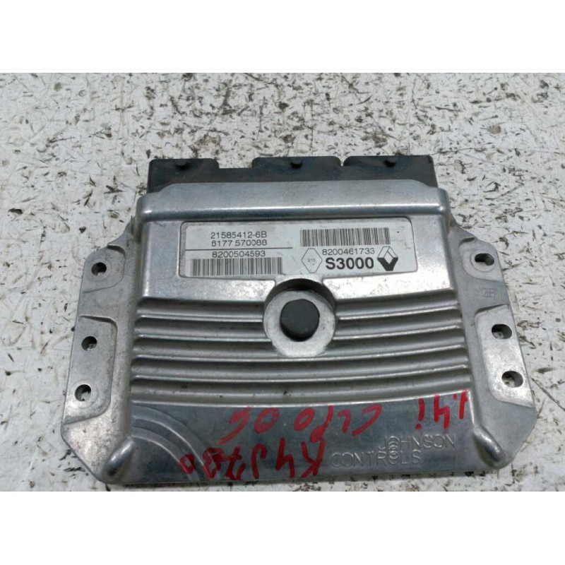 Recambio de centralita motor uce para renault clio iii 1.4 16v referencia OEM IAM 8200504593 8200461733 - Naranja 2