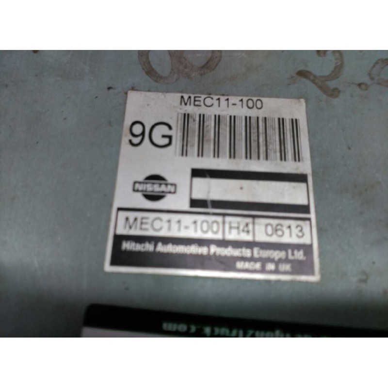Recambio de centralita motor uce para nissan primera berlina (p11) 1.8 16v cat referencia OEM IAM MEC11100H40613 2