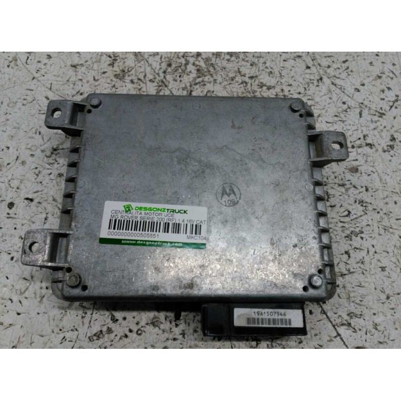 Recambio de centralita motor uce para mg serie 200 (rf) 1.4 16v cat referencia OEM IAM MKC104021  