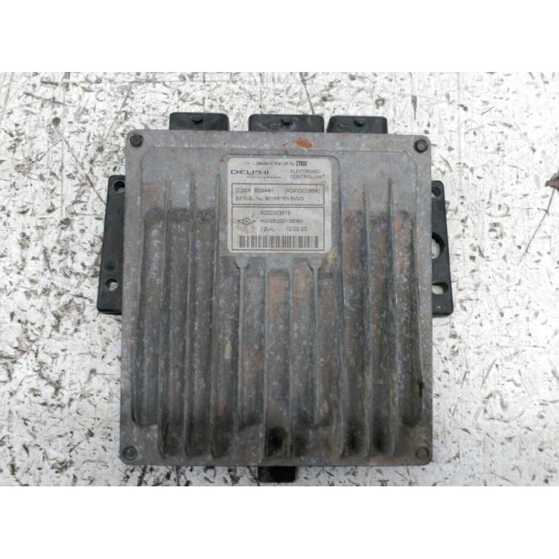 Recambio de centralita motor uce para renault clio ii fase ii (b/cb0) 1.5 dci diesel referencia OEM IAM 8200303619 - Blanco