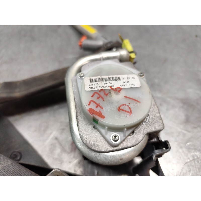 Recambio de cinturon seguridad delantero izquierdo para nissan note (e11e) acenta referencia OEM IAM 306071799JN7AC - Rojo 2